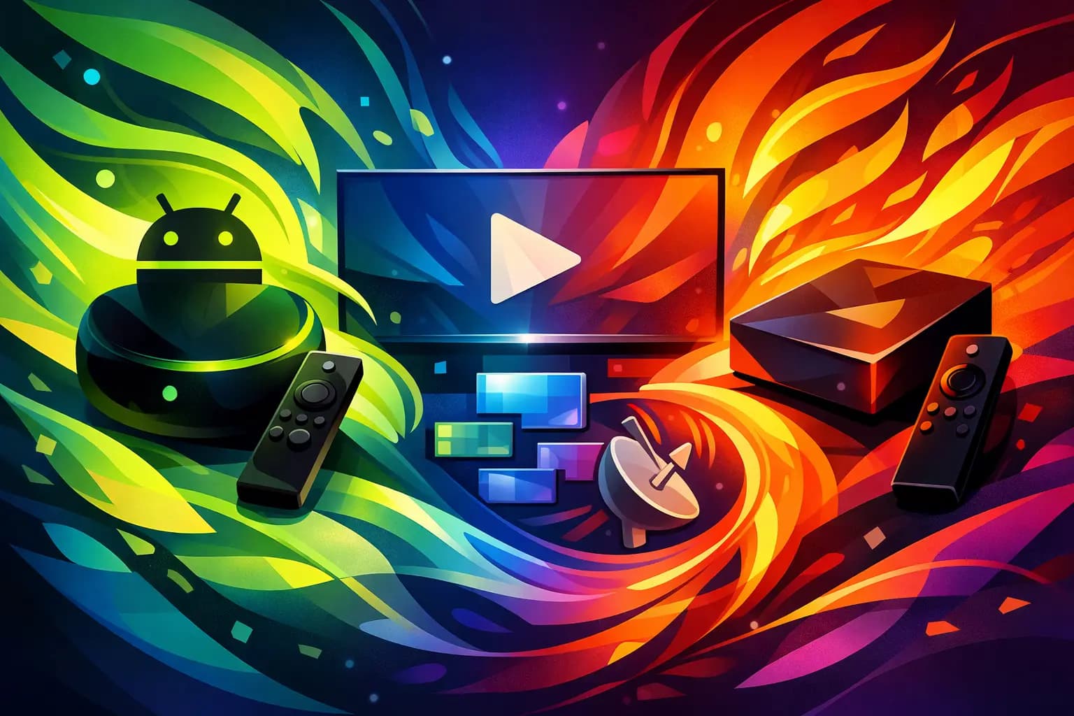 Android TV mi Fire TV mi? IPTV İçin Hangisi?